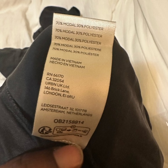 Free People Katie Knit Tee Black - Picture 6 of 6